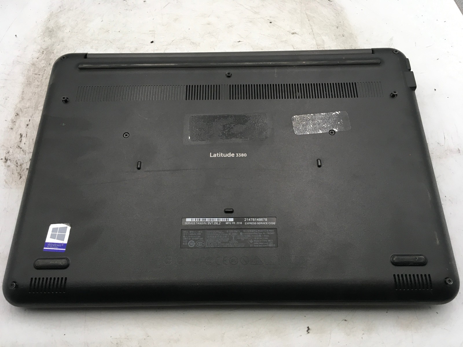 DELL LATITUDE 3380 – BOOTS TO BIOS/BIOS LOCK – NO RAM – INTEL I5 – READ – BB