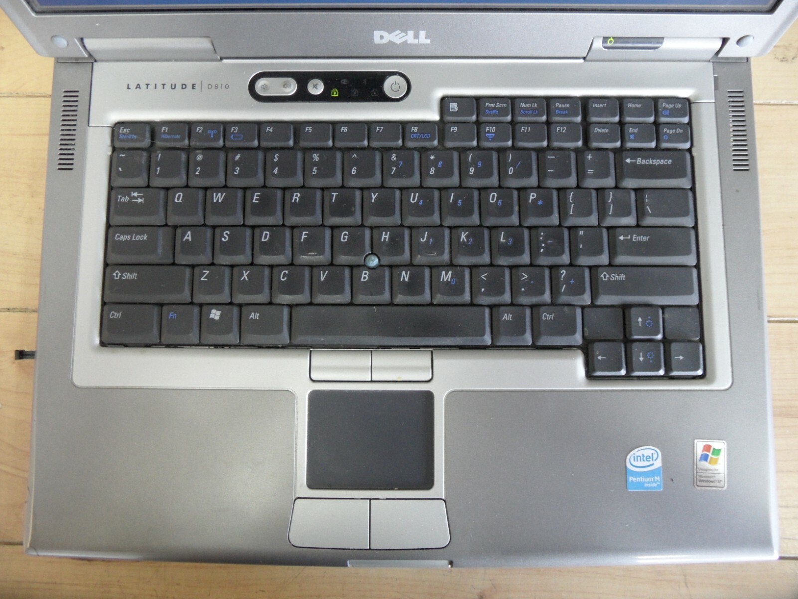 Dell Latitude D810 / Pentium M @ 1.73 GHz / Parts Laptop / Posted Bios, No Drive