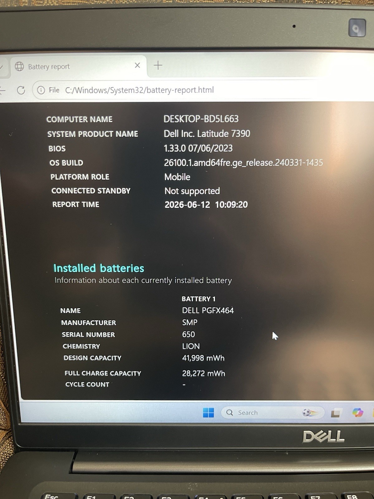 Dell Latitude 7390 13.3″ i5-8250U 8GB RAM 256GB SSD FHD Win11
