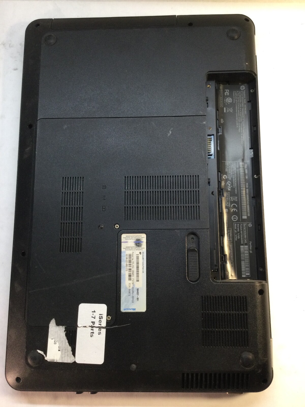 HP Pavilion G6 15″ Laptop Intel Core i3-380M – BOOTS/BAD DISPLAY-MZ