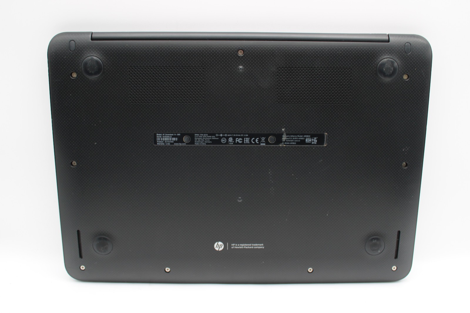 HP Chromebook 14 SMB _ Celeron-2955U @ 1.4 _ 4GB / 16GB _ ChromeOS