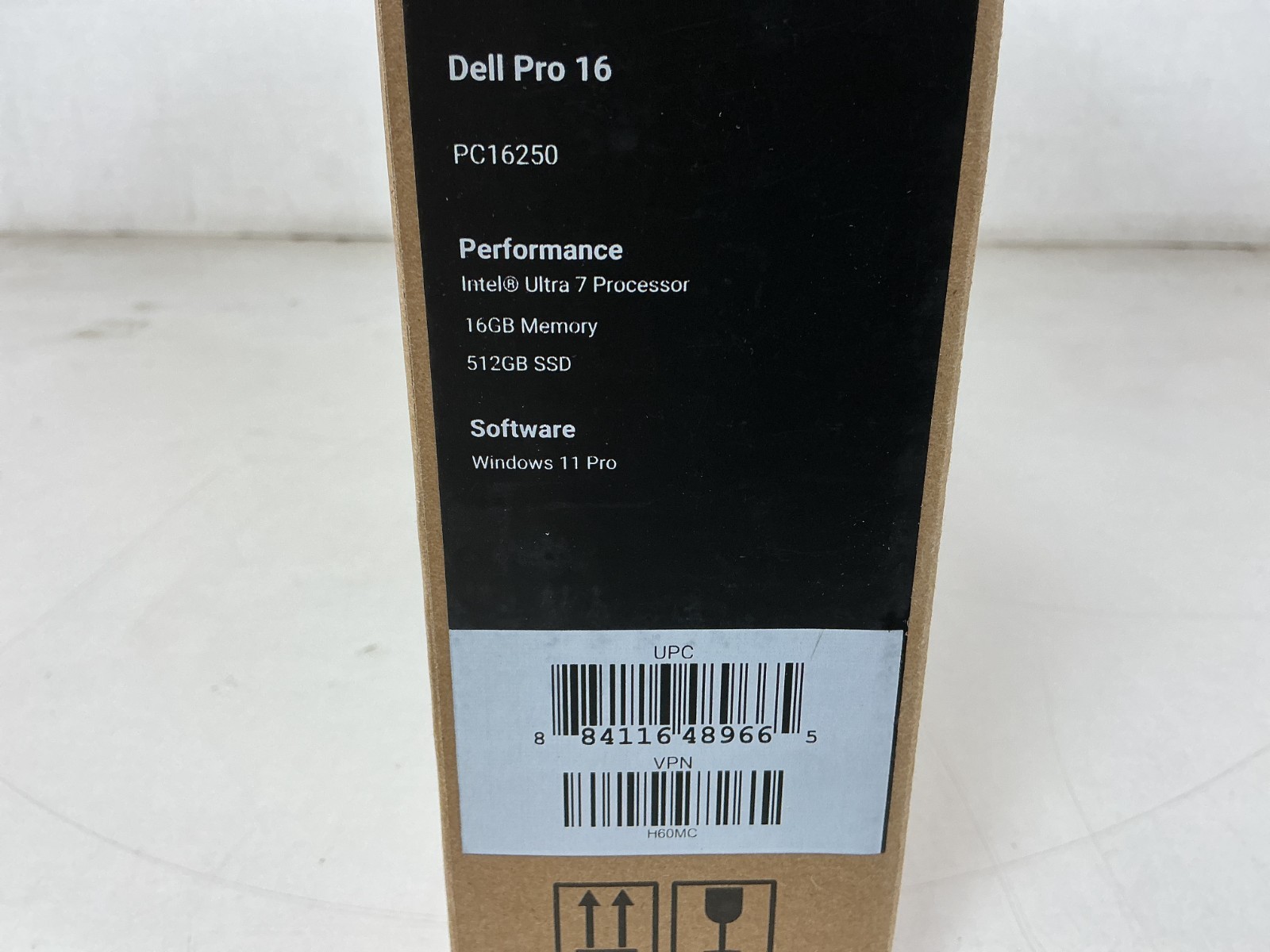 Dell Pro 16″ Full HD PC16250 Ultra 7 255U 16GB 512GB SSD WiFi 6E W11P – H60MC