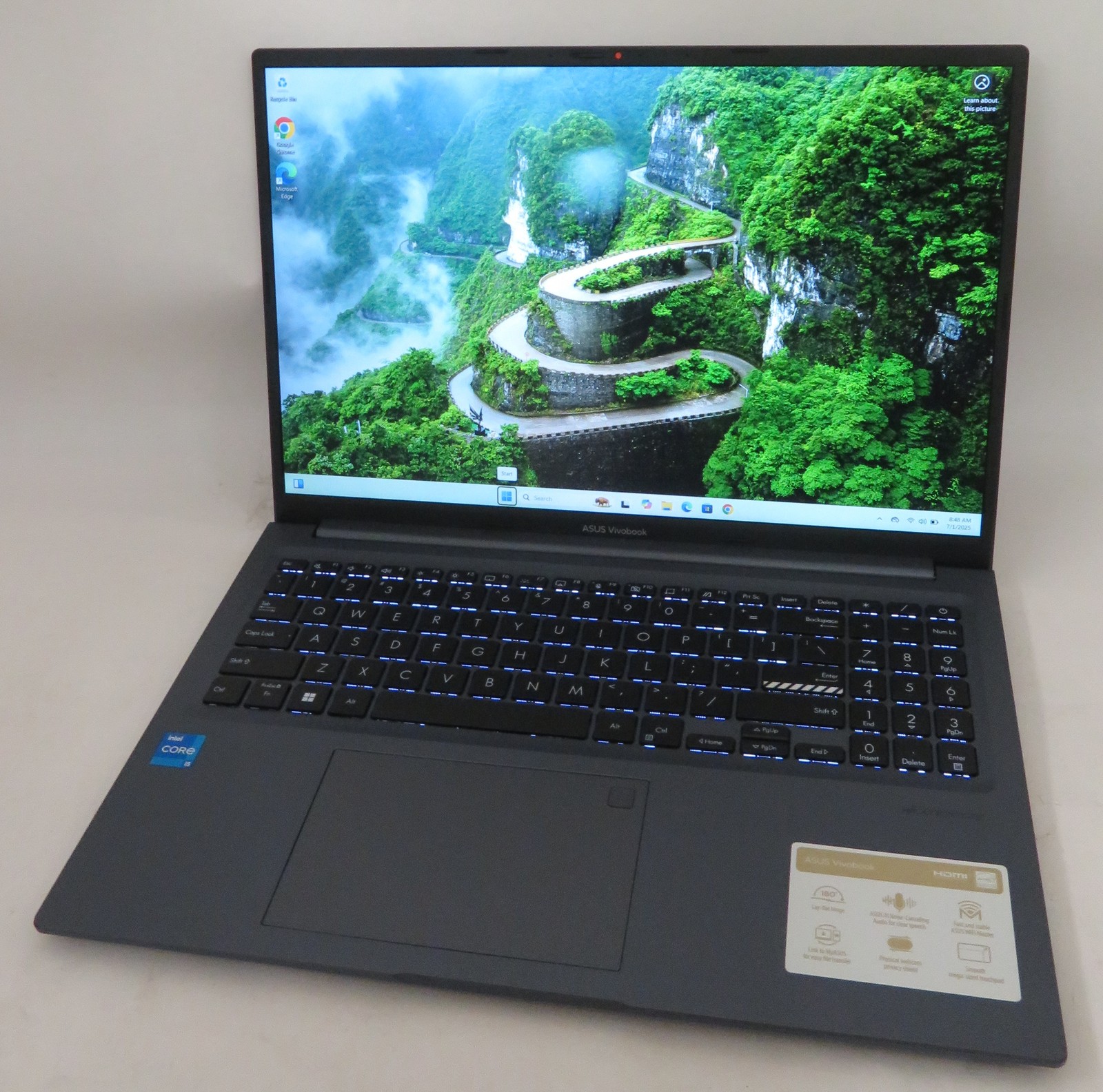 ASUS VivoBook 16X F1603ZA 16in i5-12500H 2.5GHz 8GB RAM 512GB SSD Windows 11