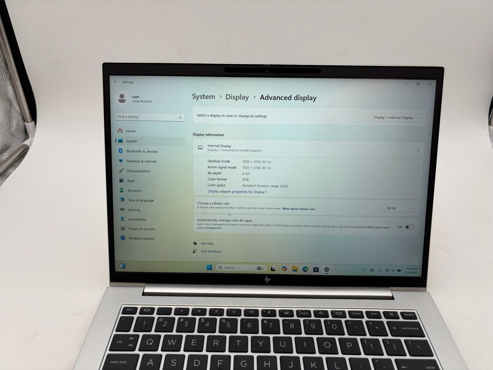 HP EliteBook 840 14″ G11 512 GB SSD 32 GB RAM Ultra 5 135U Windows 11 Pro