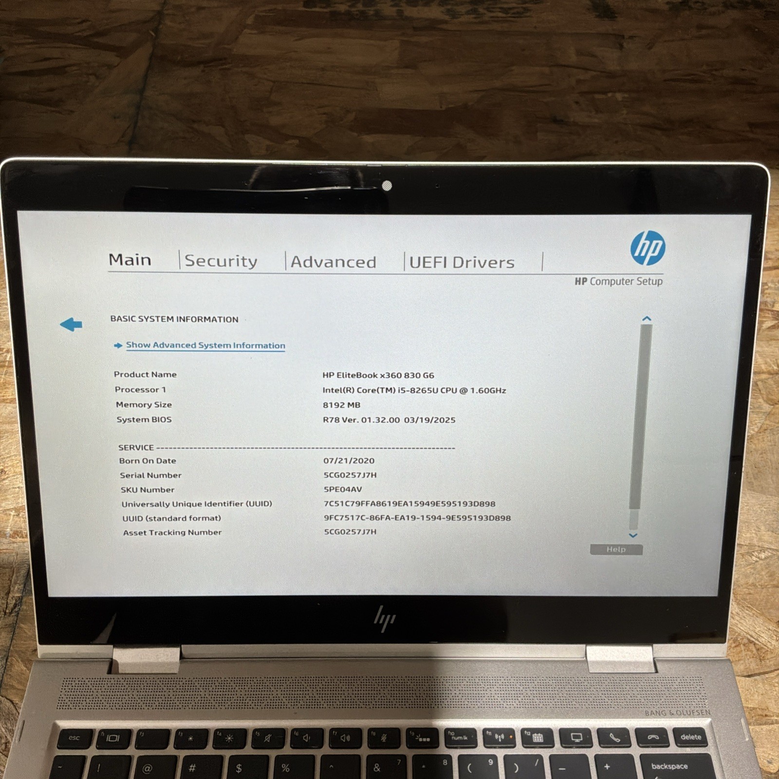 HP EliteBook x360 830 G6 13.3″ FHD | i5-8265U 1.6GHz | 8GB RAM | 256 GB SSD C490