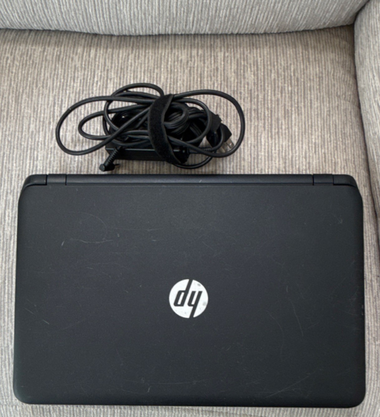 HP Notebook Laptop Intel Celeron Windows 10 Black Built-in Webcam Power Adapter
