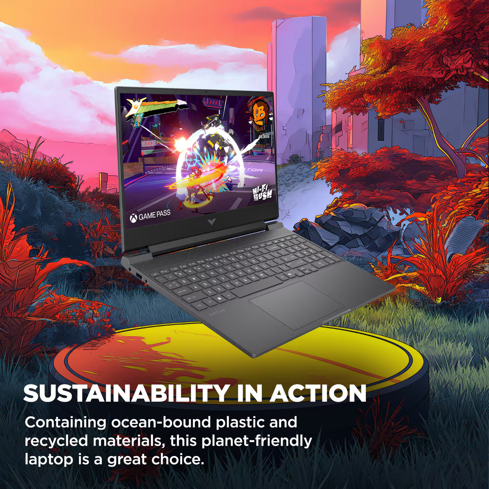 HP – Victus 15.6″ Full HD Gaming Laptop – AMD Ryzen 5 7535HS (2023) – 8GB DDR…