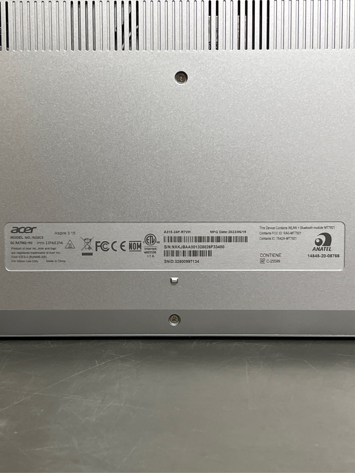 Acer Aspire 3 15 A315-24P – AMD Ryzen 3 – 7320U / up to 4.1 GHz – Win 11 Home in