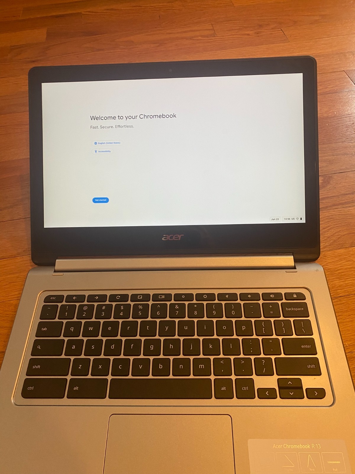 acer laptop chromebook N16Q10 cb5-312T 1