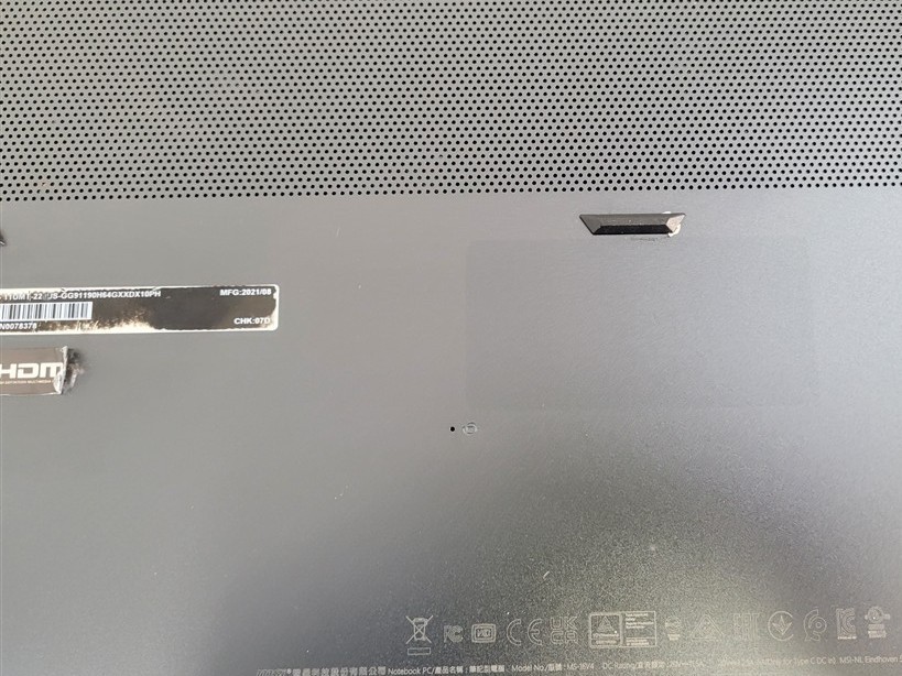MSI WS66 MS-16V4 Laptop Core I9-11900H 8GB SEE NOTES