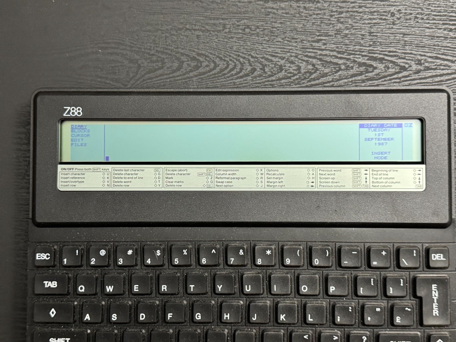 Cambridge Z88 Vintage Working Portable Computer Package w PC Link + 32k EPROM