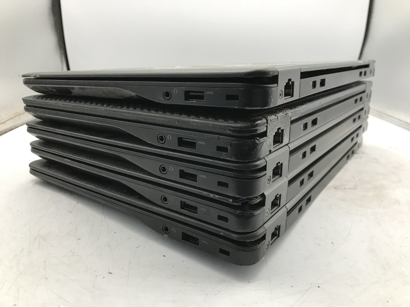 DELL LATITUDE E7450 – LOT OF 5 -FOR PARTS/REPAIR- INTEL I5 5TH GEN – NO RAM – BB