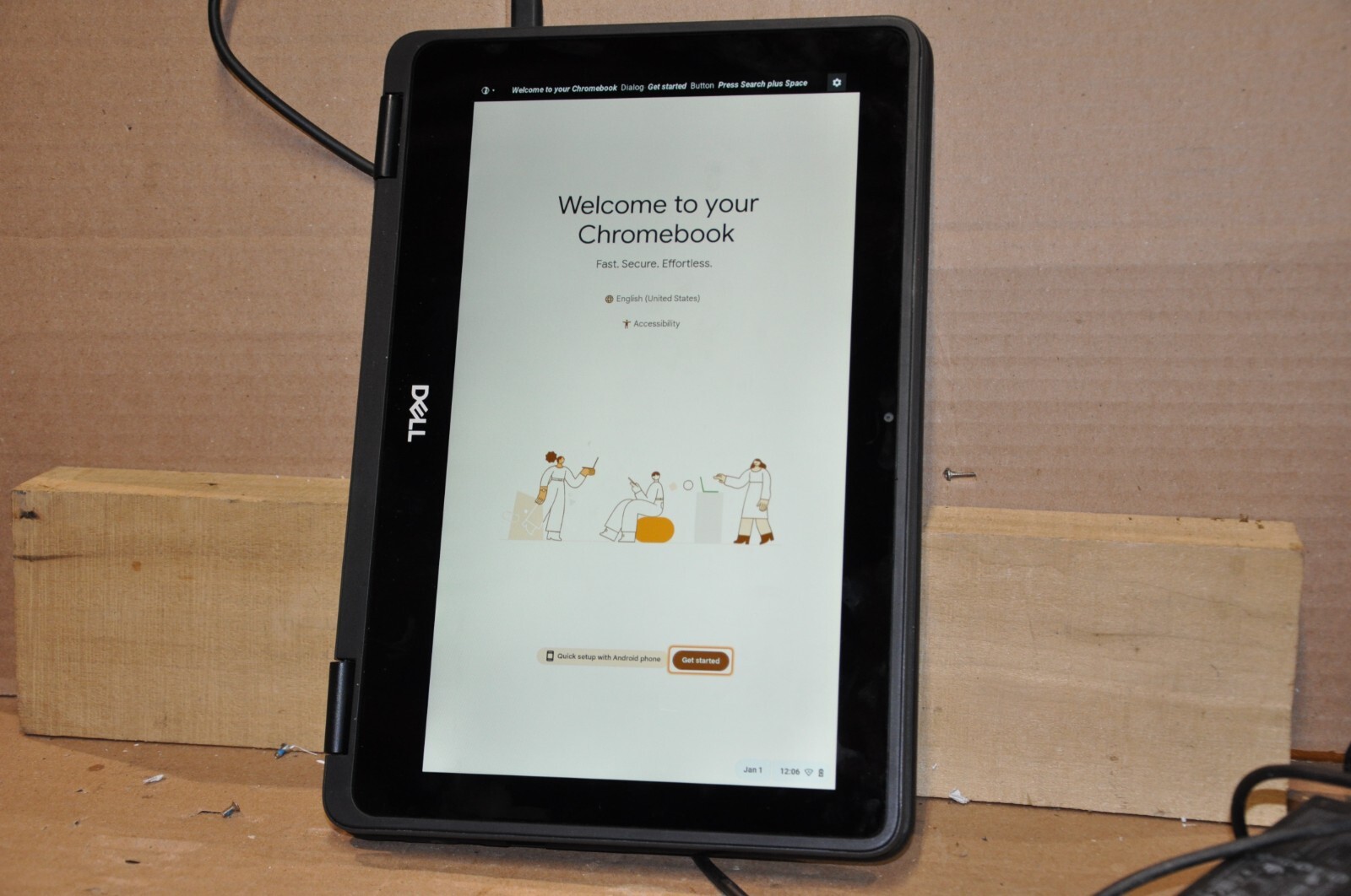 DELL Chromebook 3100 2-in-1 touchscreen