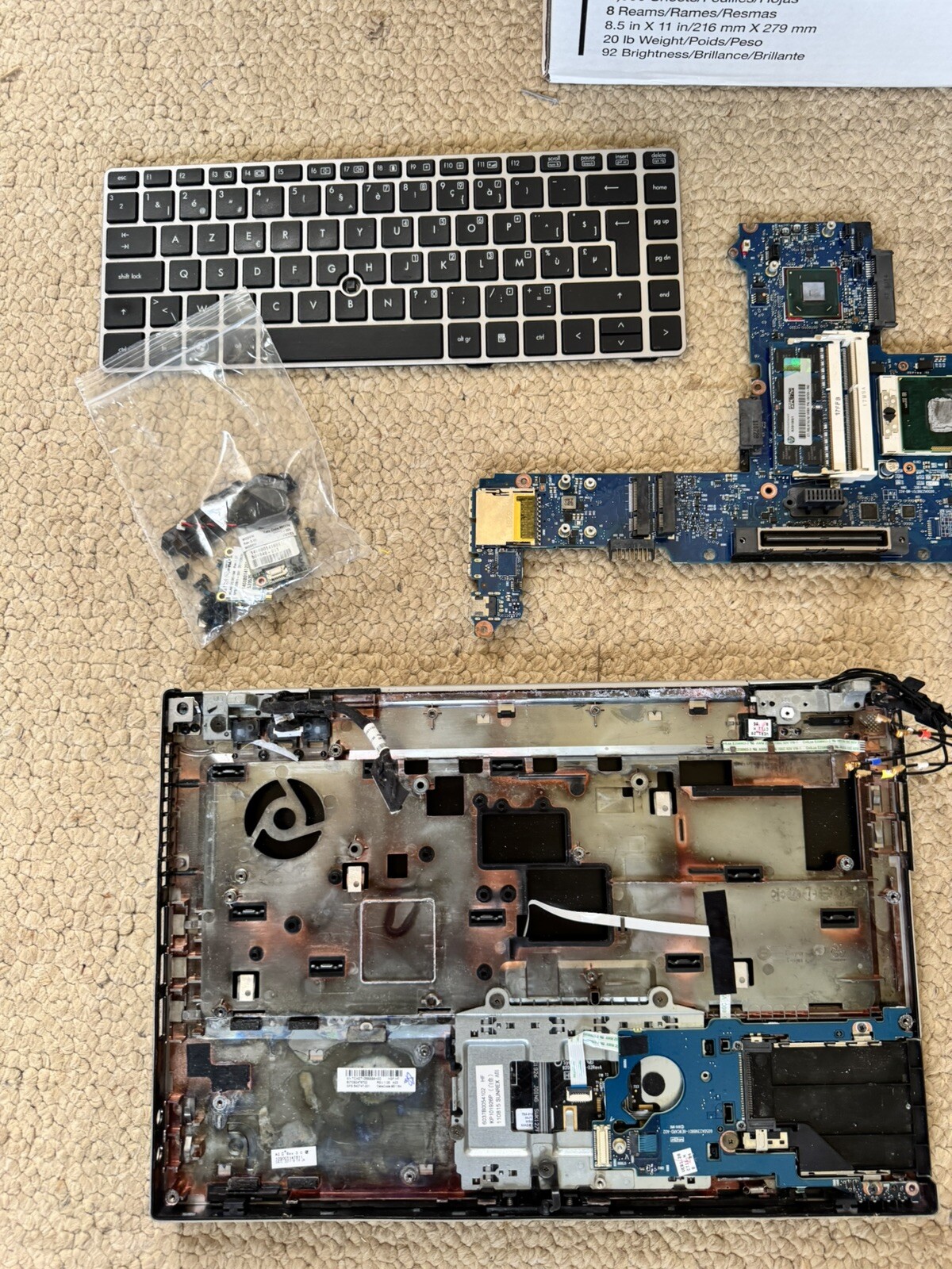 HP EliteBook 8460p 14″ HD i5-2520M @ 2.50GHz 16GB DDR3 RAM No SSD/OS *Parts*