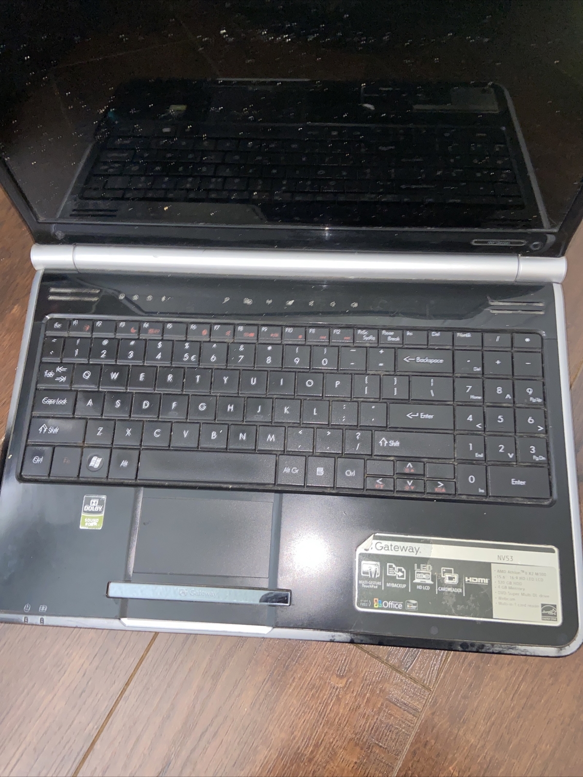 Gateway MS2285 AMD Vision 4GB RAM No HDD No Video Turns On