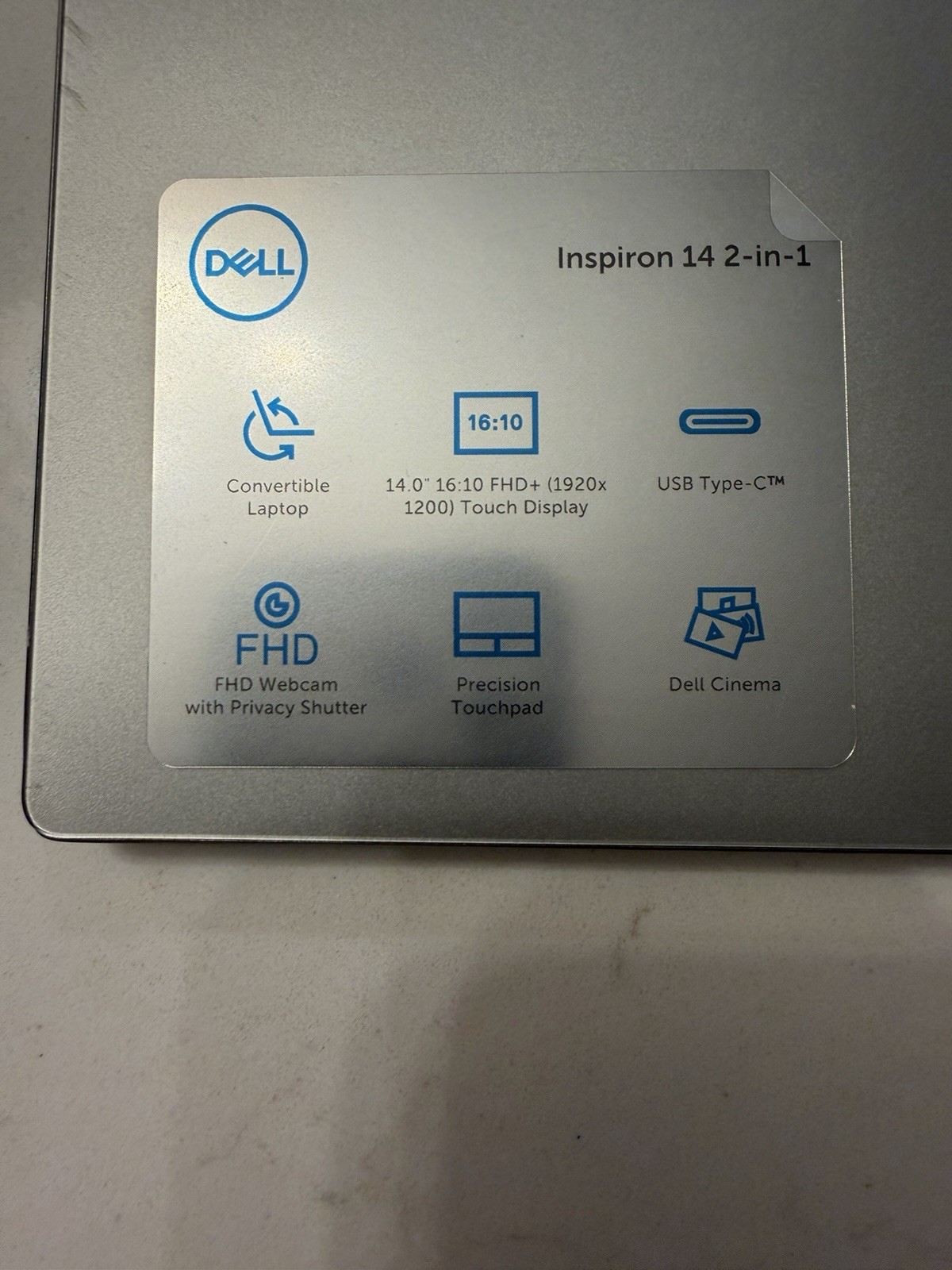 Dell Inspiron 14 2-in-1 14″ Touch Ryzen 5 5625U 8GB of RAM 512GB SSD Silver