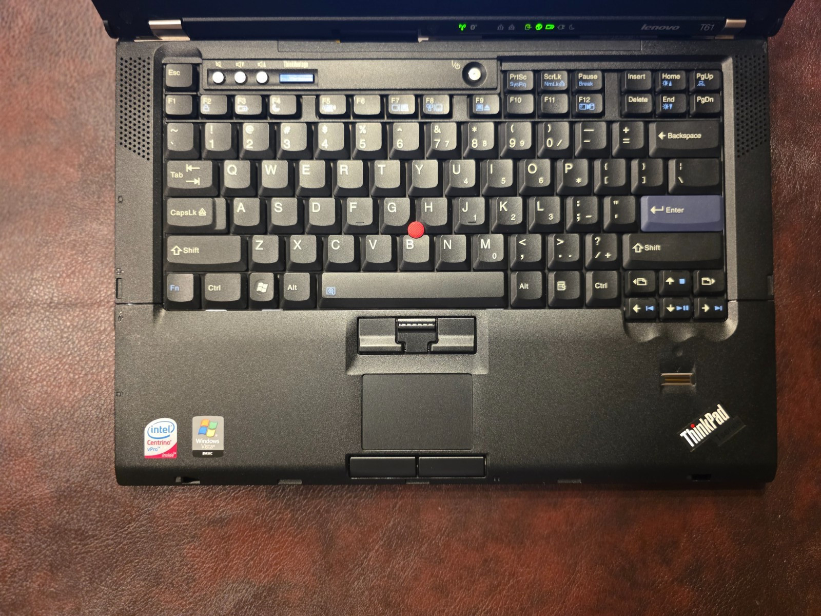 Lenovo ThinkPad T61 15 Inch Windows XP 4GB RAM 80GB SSD Core 2 Duo T7300