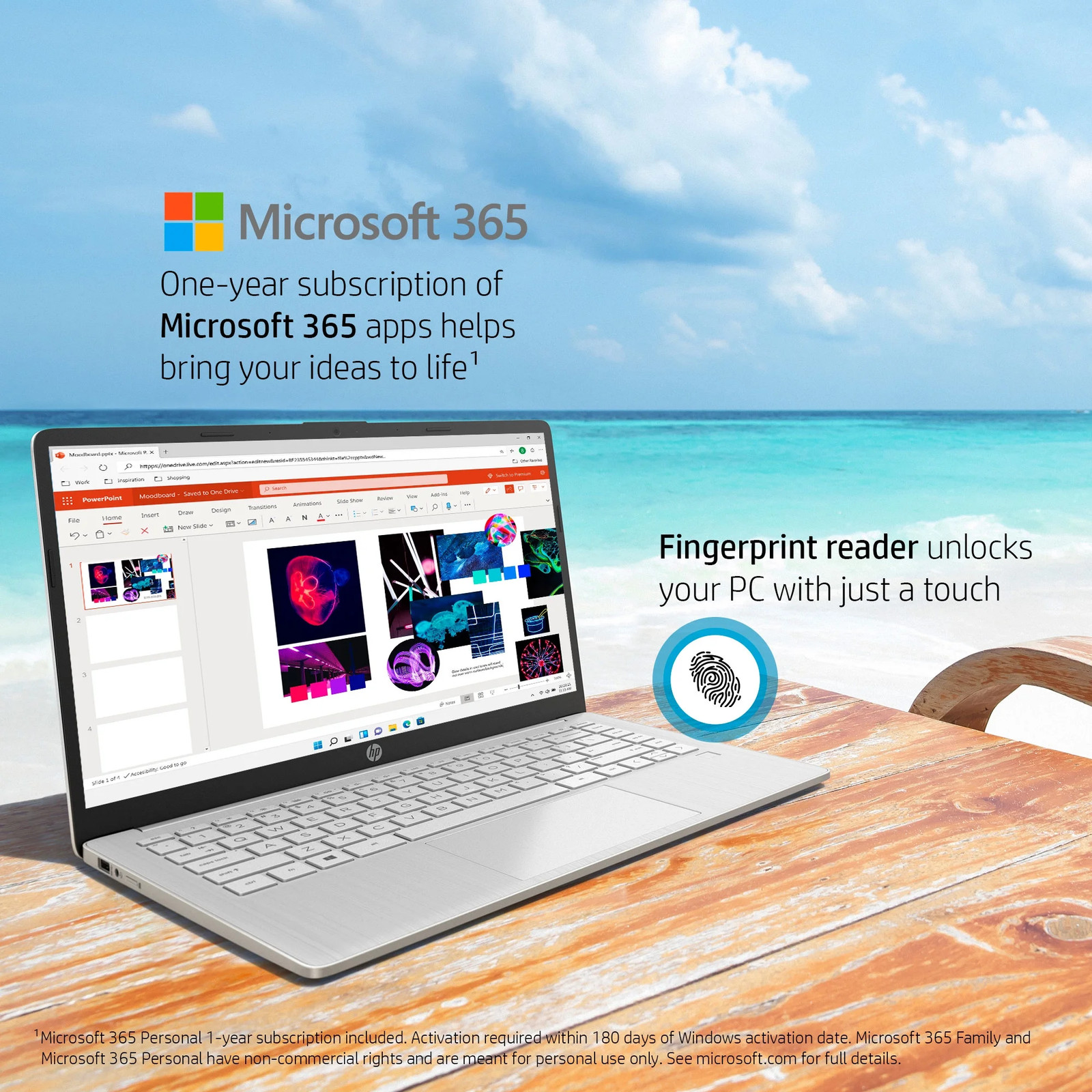 HP 14-ed0123wm 14″ FHD Touch Laptop Qualcomm Snapdragon 7c 4GB 128GB Win11H
