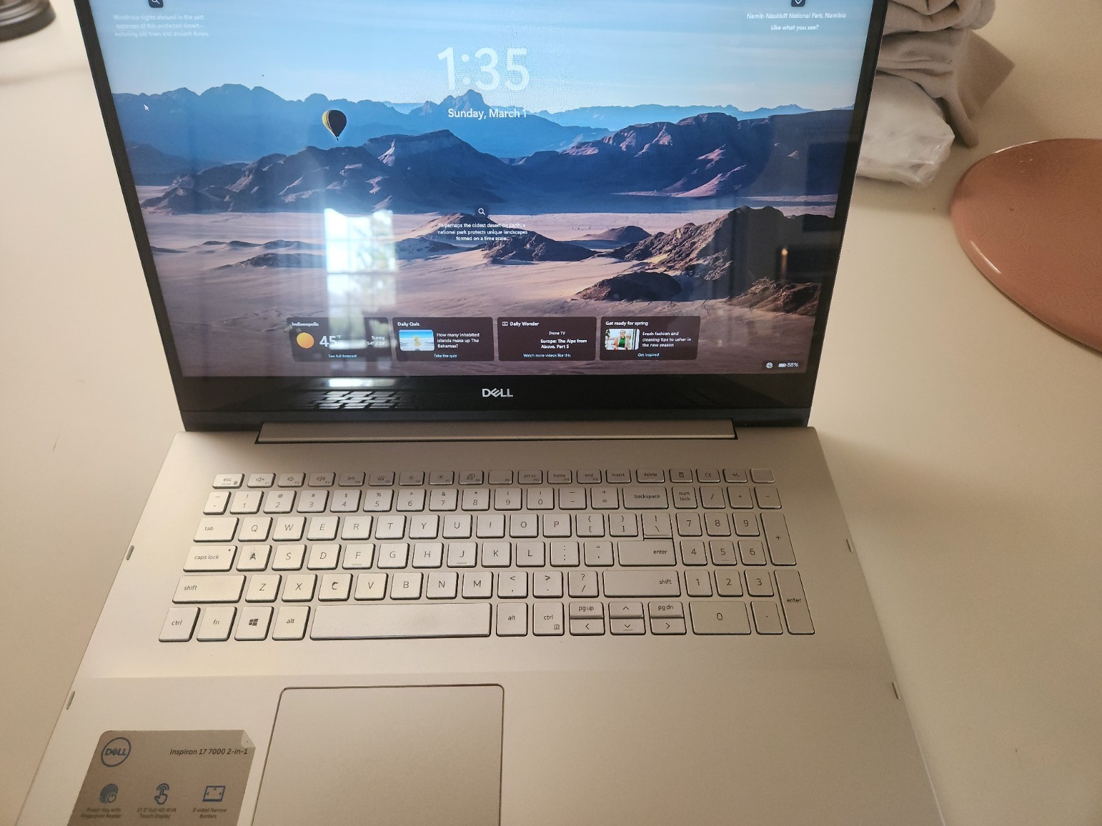 Dell Inspiron 17″ Intel Core i7-10510u CPU 4 Core(s), 8 thread 16GB Ram 1 tb SSD