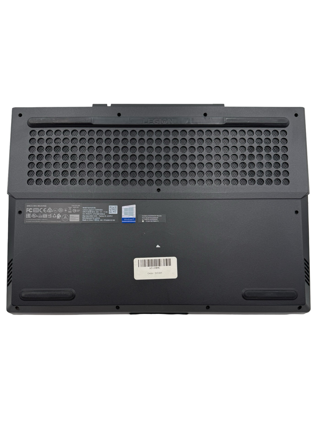 Lenovo Legion 5 15ARH05H | 15″ | Ryzen 7 4800H | RTX 2060 | 16GB RAM | 256GB SSD