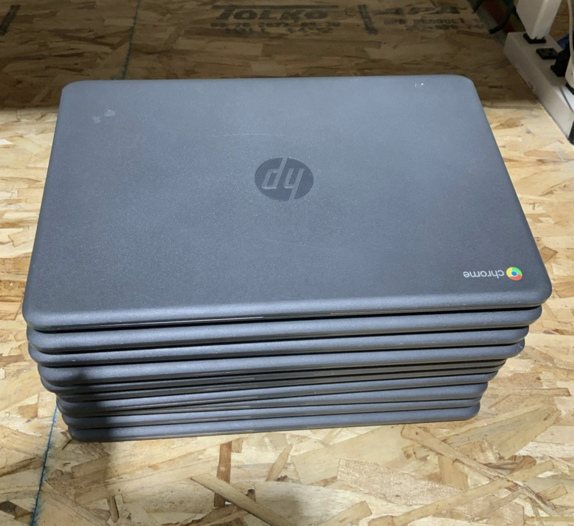 Lot of 10 HP Chromebook 14 G5 Intel N3450 1.1GHz | 4GB |32GB Touch Screen Laptop