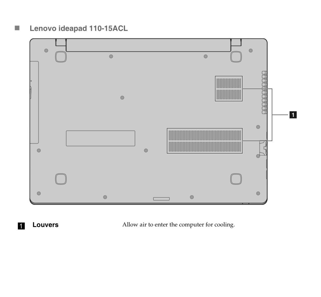 Lenovo IdeaPad 110-15ACL 15.6″ (500GB, AMD A6 Quad-Core, 2.00GHz, 4GB) Notebook