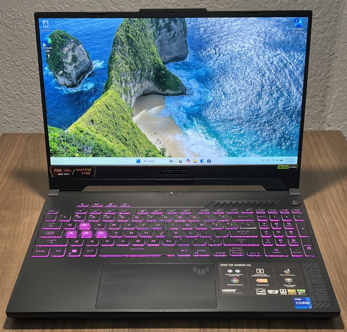 ASUS TUF Gaming F15 i7-13620H RTX 4060 (8GB) 16GB DDR5 512GB SSD 15.6″ 144Hz