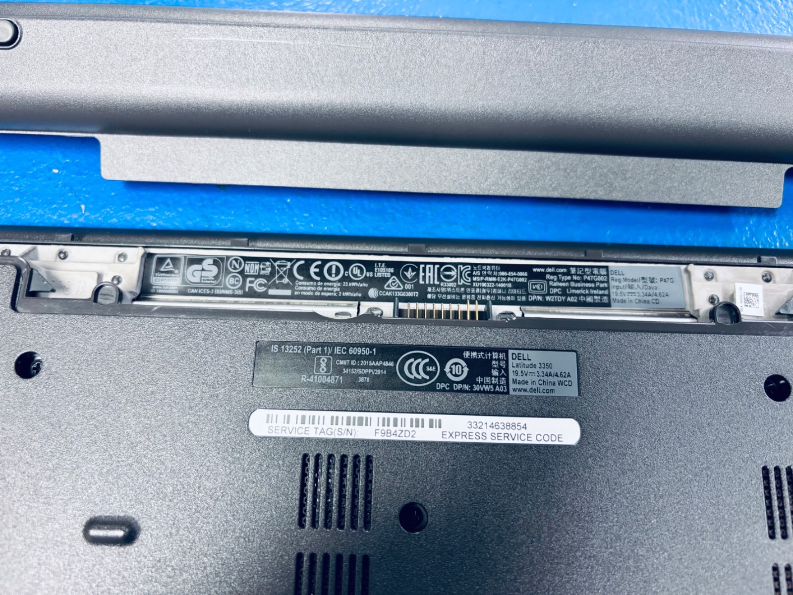 Dell Latitude 3350 Intel Pentium 3825U @1.90GHz, 8GB RAM, 64GB SSD, Win 11 Pro.