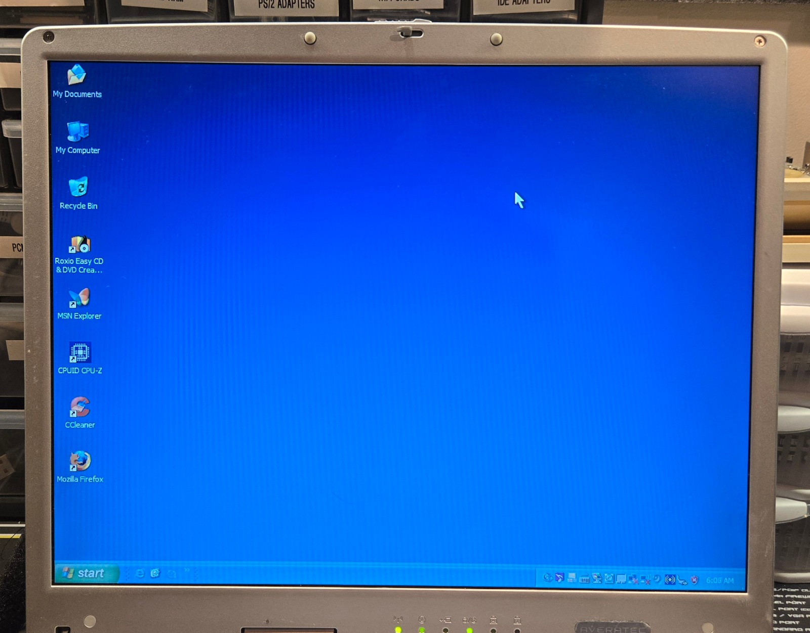 Vintage Averatec 5110H (Intel Pentium M @ 1.3 GHz, 512 MB RAM, WinXP Pro SP3)