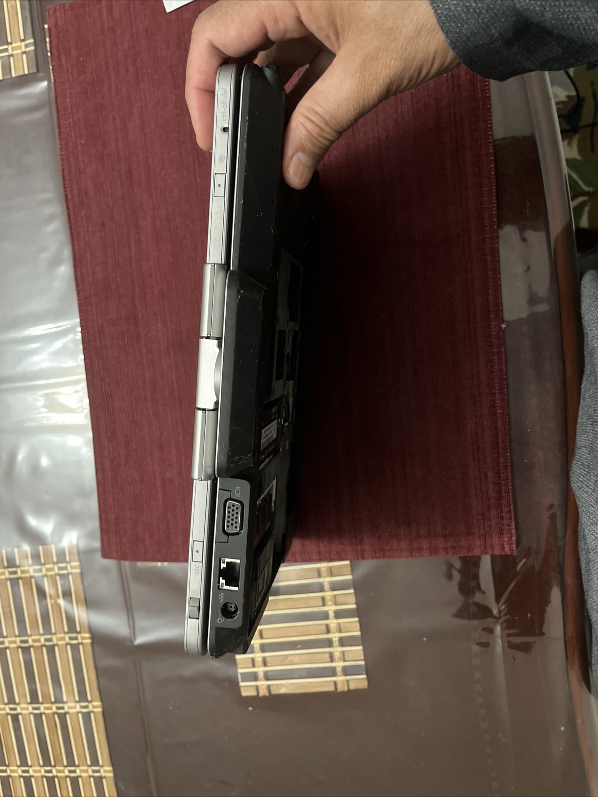 HP EliteBook 2740p Tablet Laptop For Parts Boots to BIOS NO HDD/Battery/RAM JR