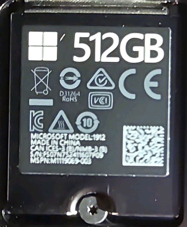 Microsoft Surface Pro X 1876 512GB