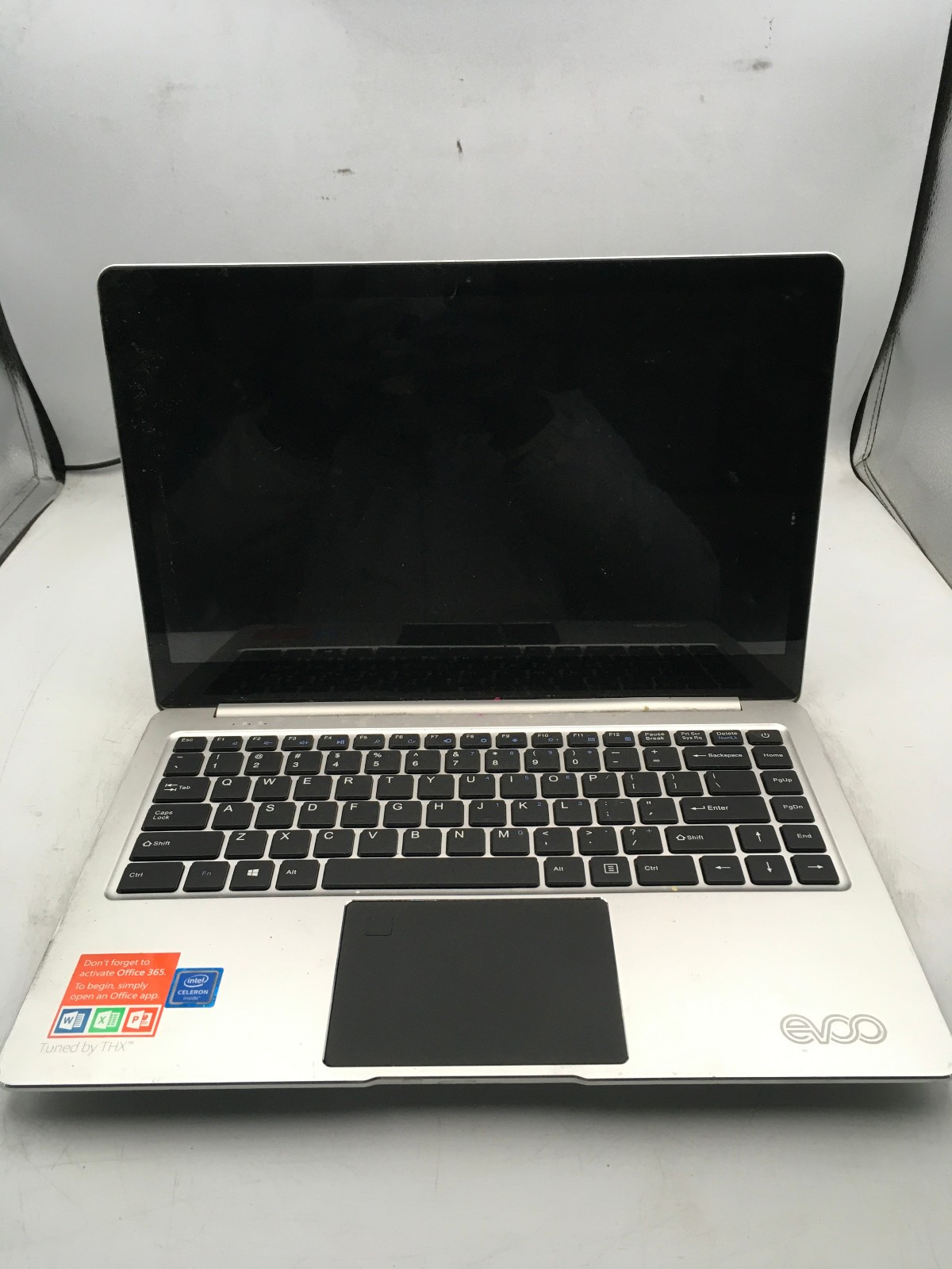 EVOO TEV-CE-141-2 – FOR PARTS/NO POWER – INTEL CELERON N3350 – 4GB RAM -READ- BB