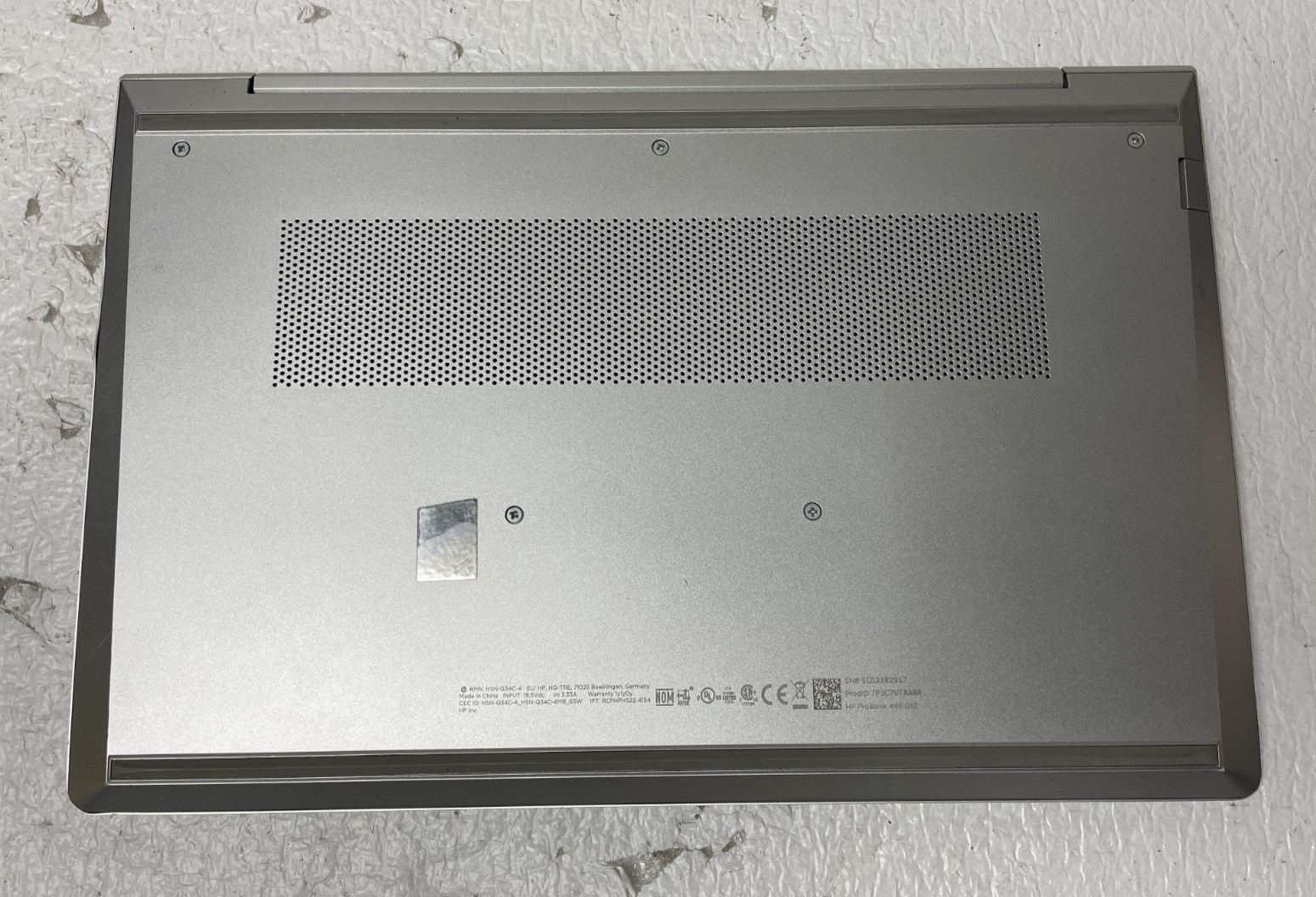 HP ProBook 445 G10 14″ AMD Ryzen 5 7530U 8GB RAM NO Power Parts