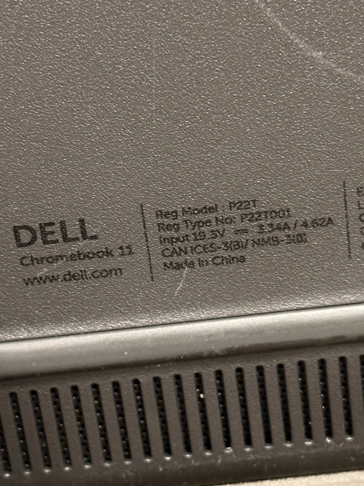 DELL CHROMEBOOK 11 3120 P22T 11.6″ N2840 4GB RAM 16GB SSD ChromeOS