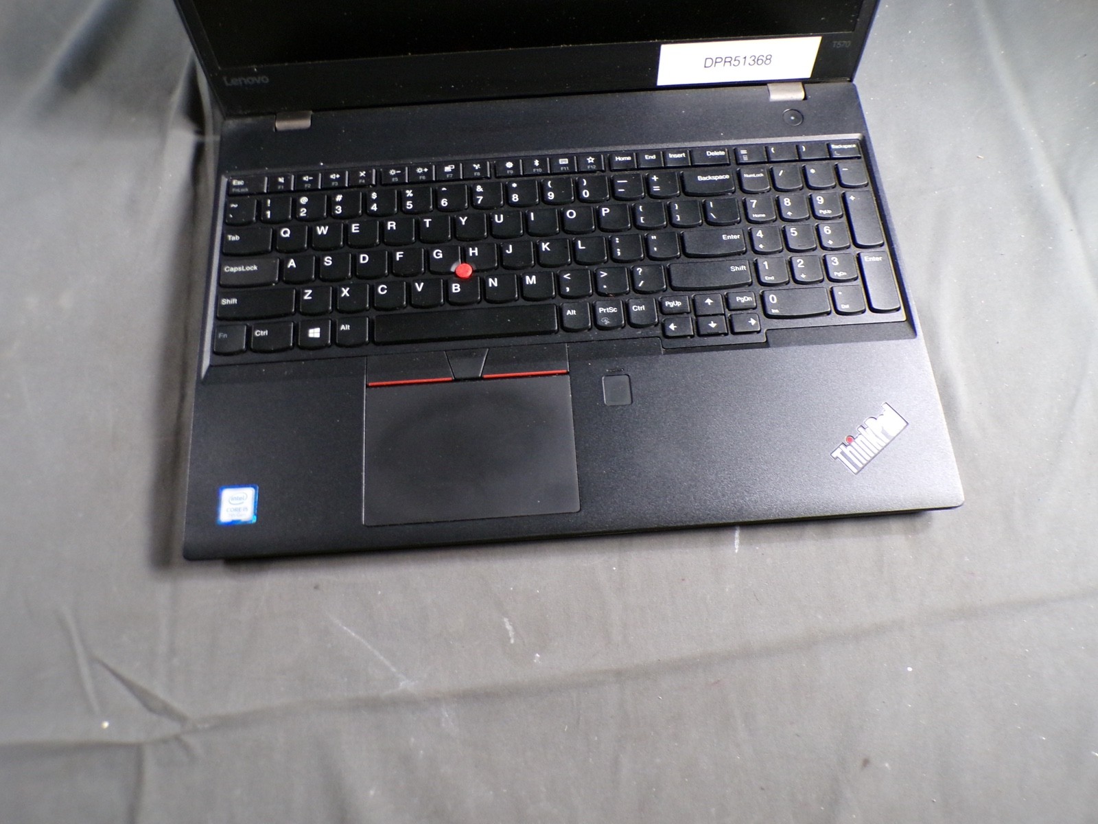 THINKPAD LENOVO T570 INTEL CORE i5-7200U 2.50GHZ 8GB RAM **NO HD/ NO CADDIE