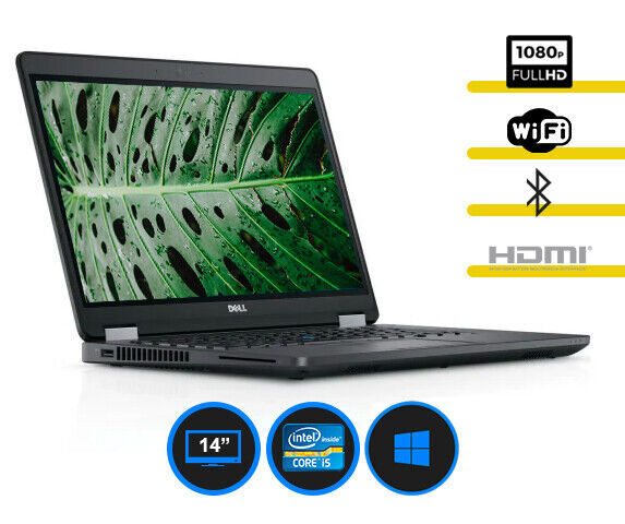 Dell e5470 i5-6300u Max 3.0GHz 14″ FHD 1920x1080px IPS Win 7/10