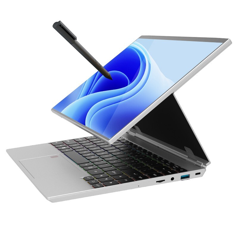 14” Touchscreen Yoga Laptop | Intel N95, 360° Flip, 16:10 IPS, Win 11 Pro, SSD