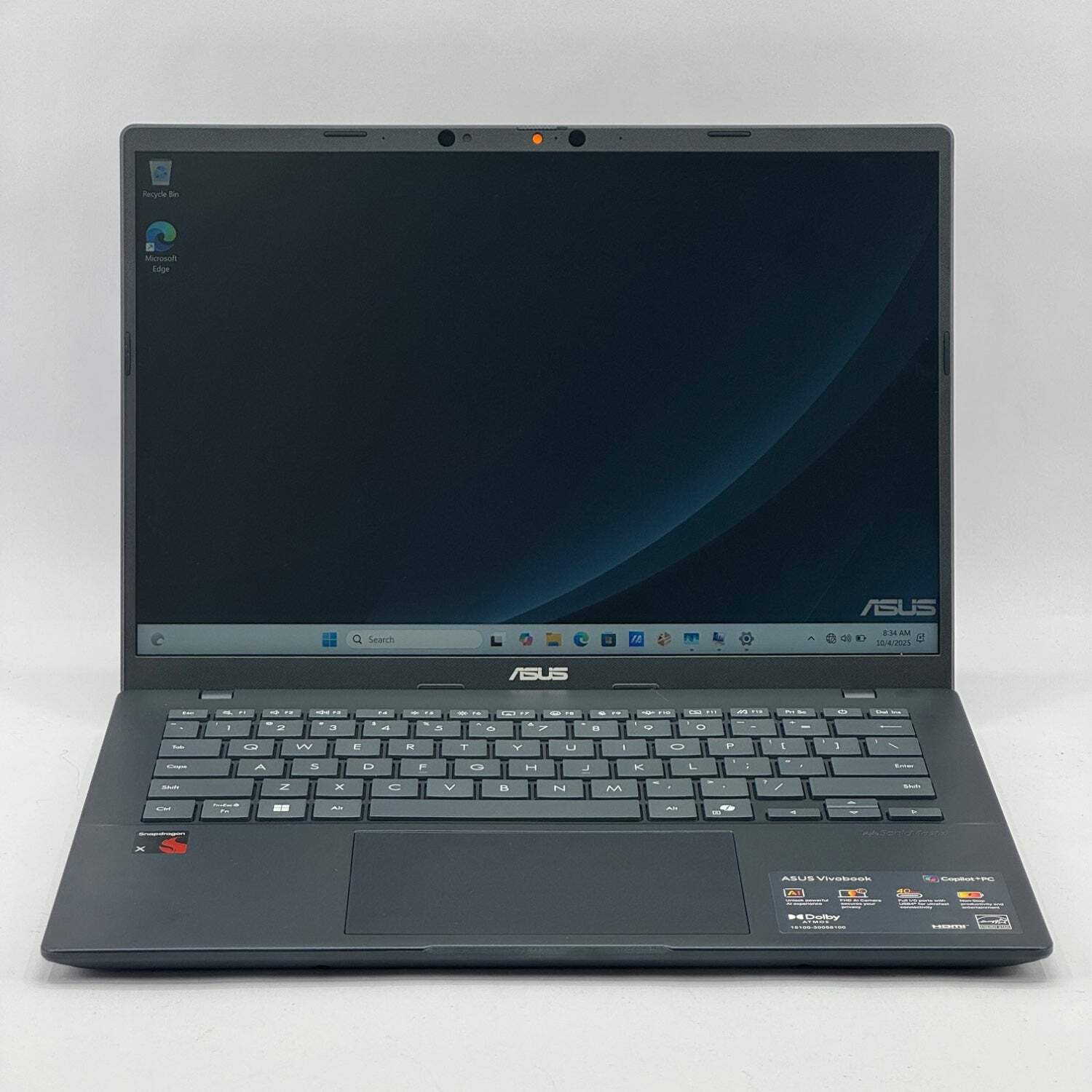Asus Vivobook 14 X1407QA 14″ Snapdragon X 2.9GHz 16GB RAM 512GB SSD