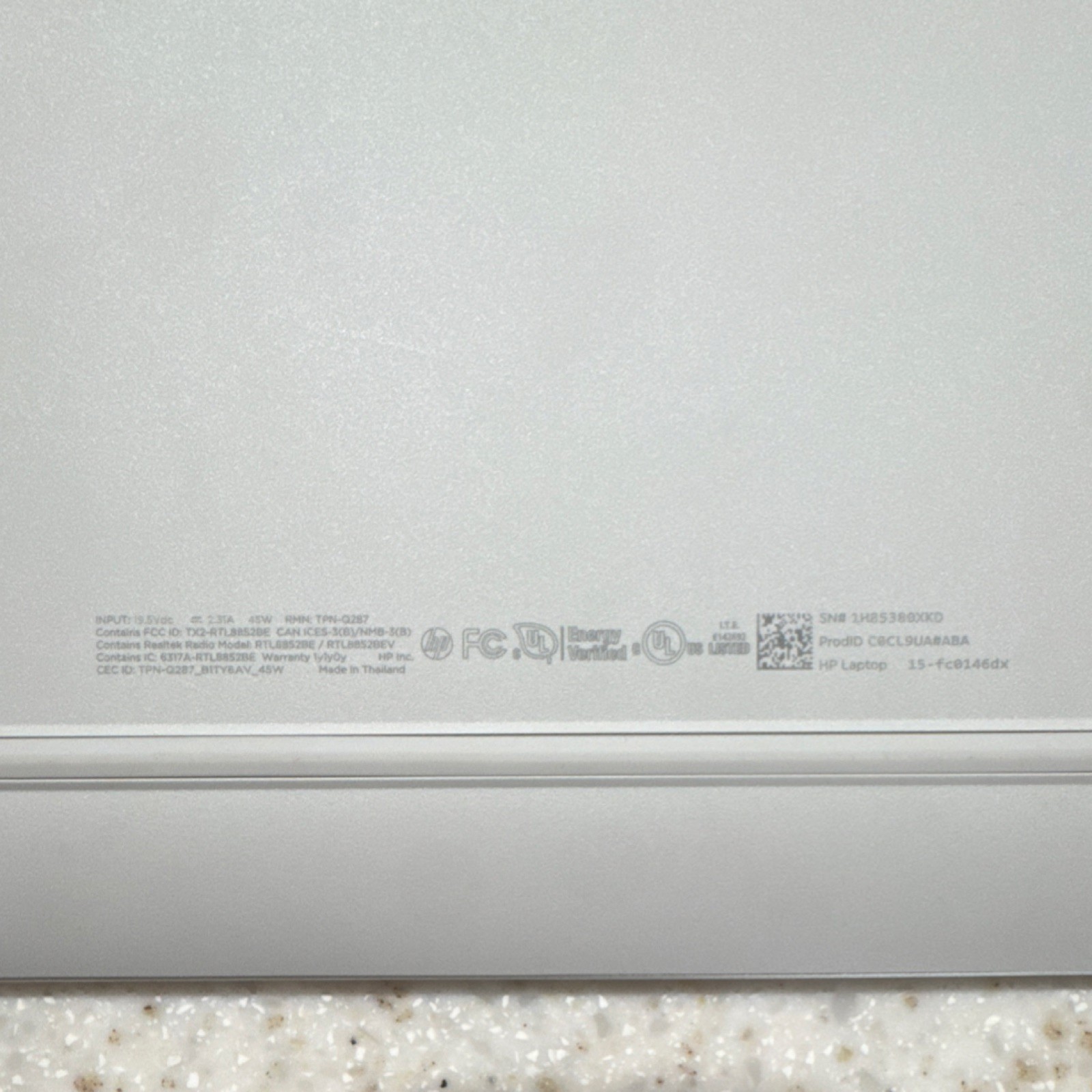 HP 15-fc8146dx 15.6″ Silver Laptop AMD Ryzen Radeon Wi-Fi Webcam USB HDMI