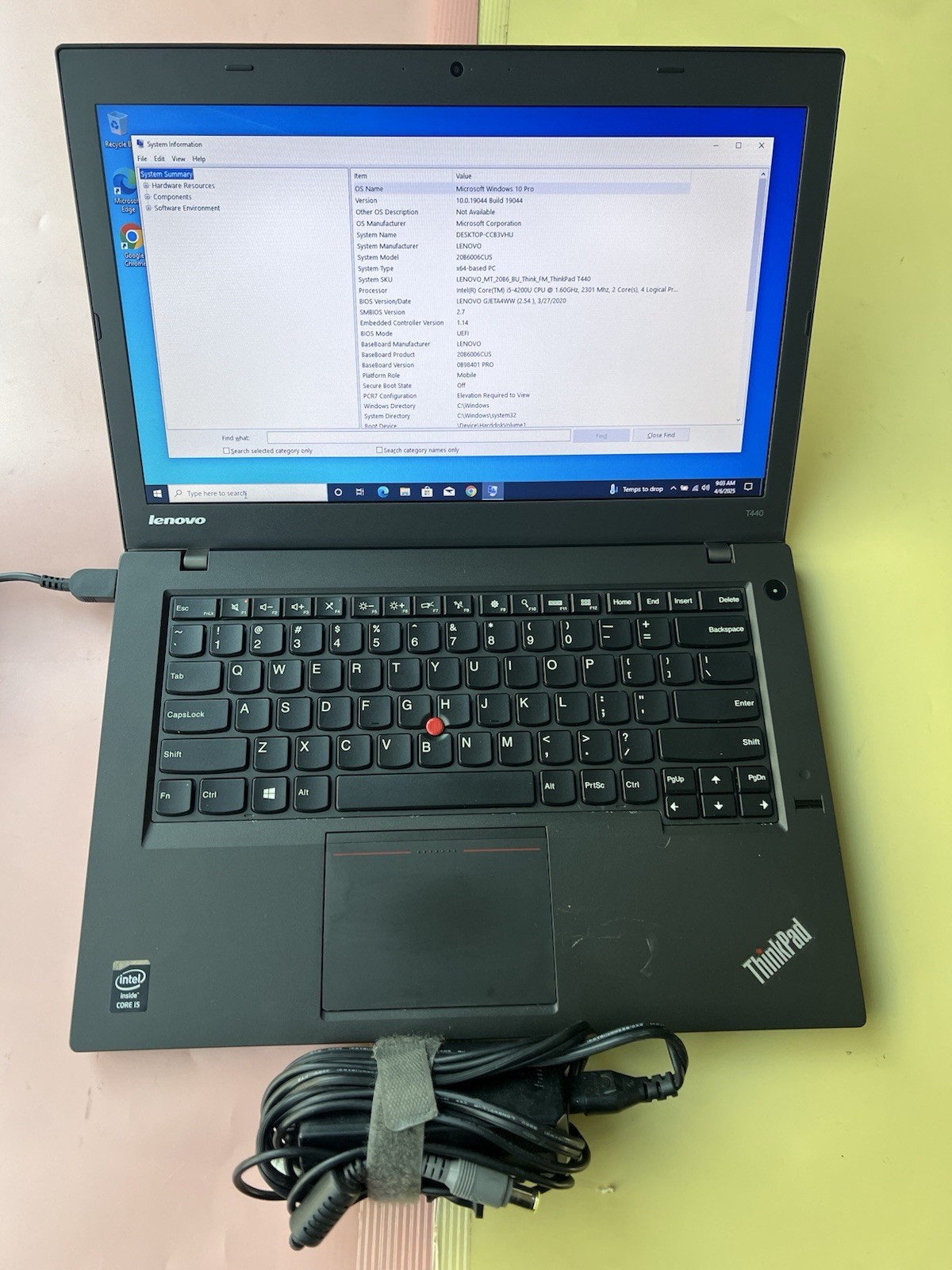 LENOVO THINKPAD T440 14″ Intel Core i5-4200U 8GB RAM 500GB HDD WEBCAM