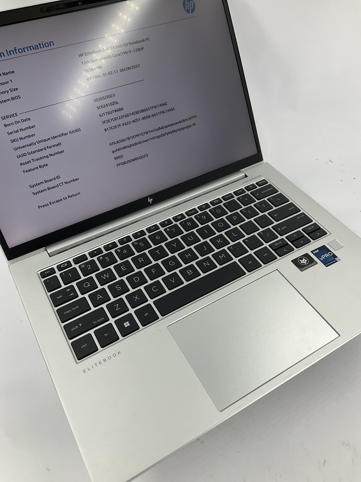 HP EliteBook 840 G9 14″ Core i7-1280P 512GB 16GB B Win 11 Pro