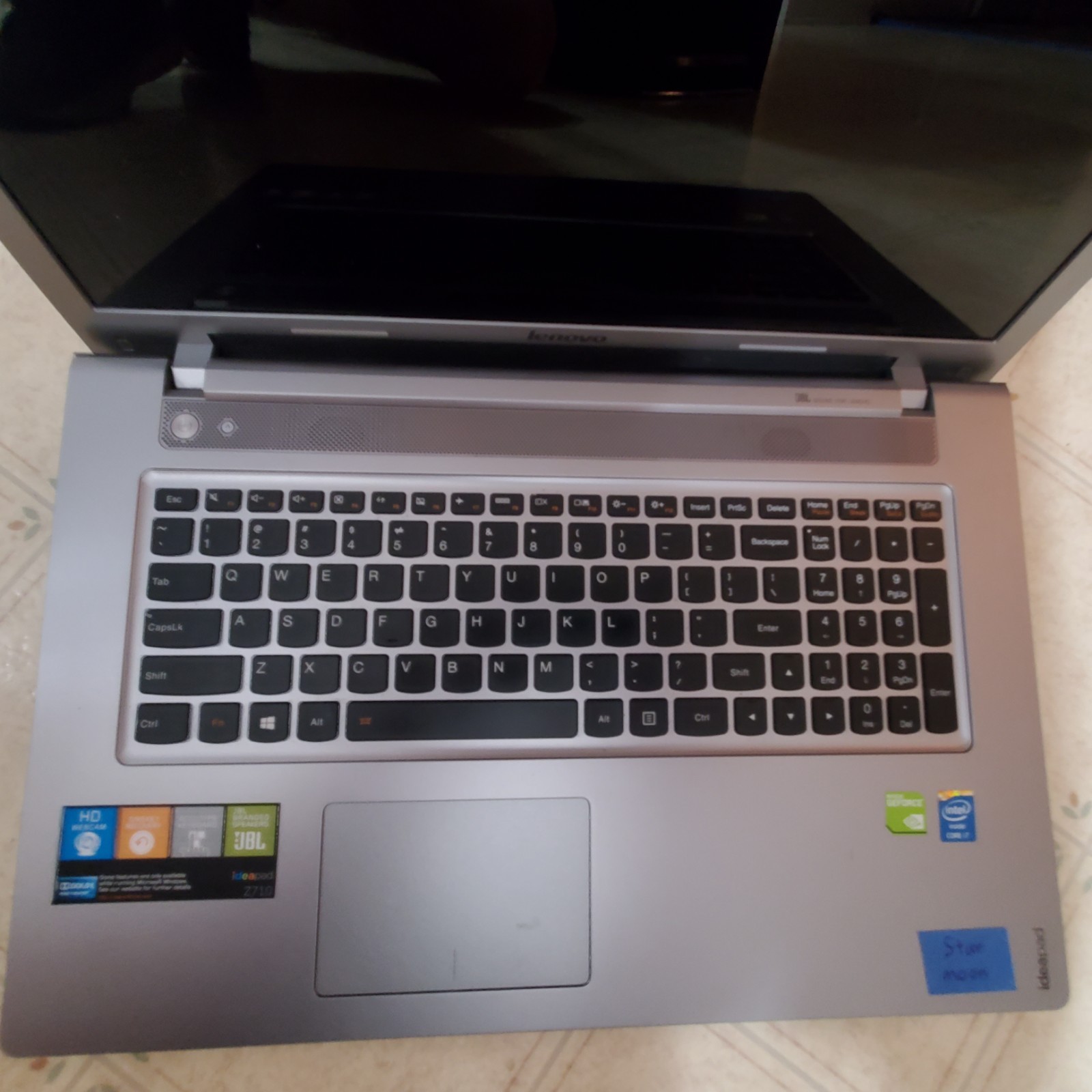 Lenovo Ideapad Z710 i7 17.3″ NIVIDIA GeForce GT 745M 16GB RAM 1 TB SSD Win 10