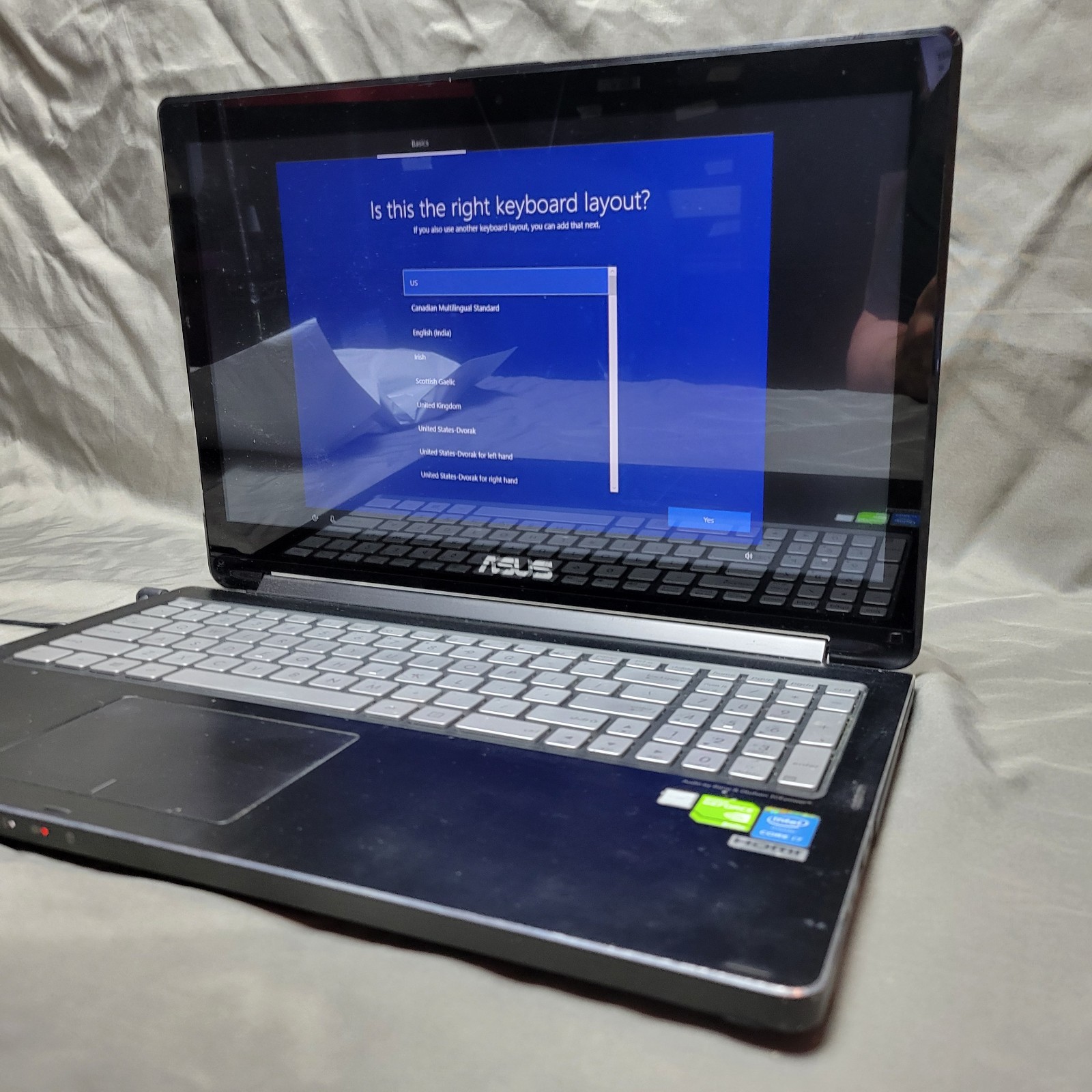 ASUS Q551L Laptop – i7-4510U – 8 GB RAM – NVIDIA 840M