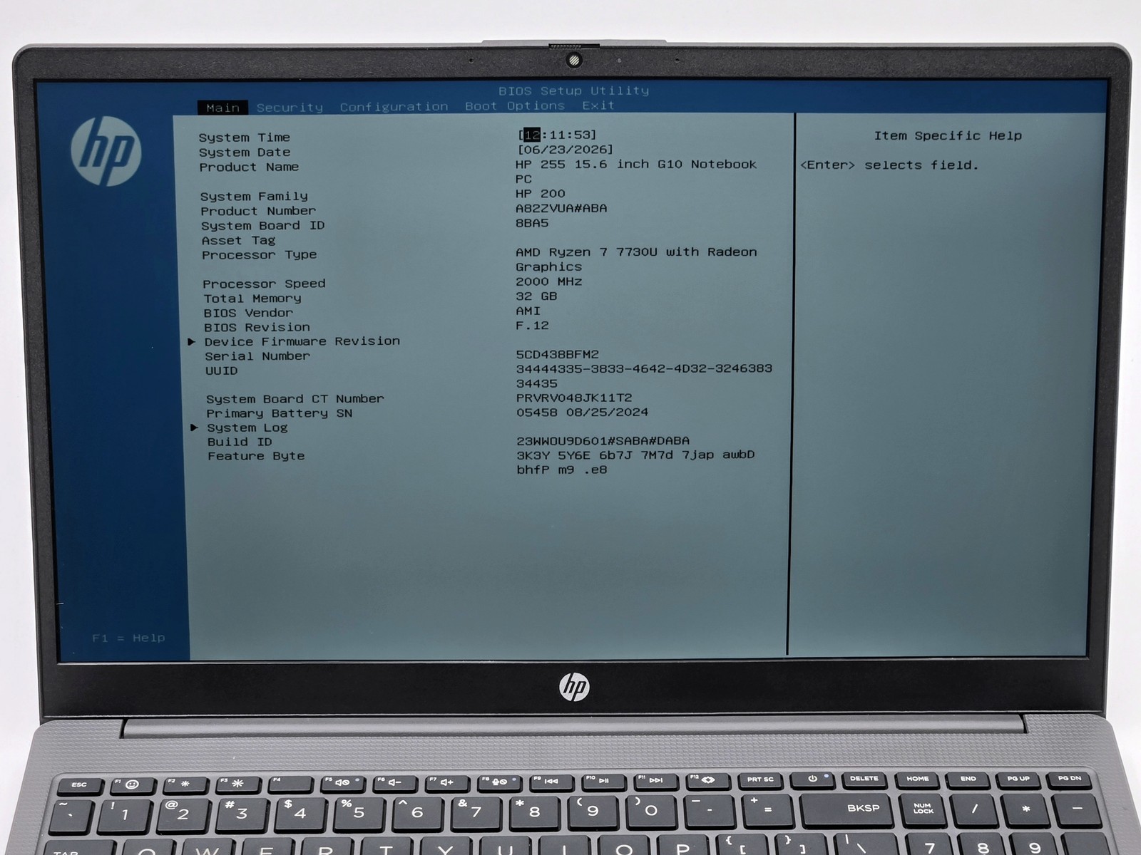 HP 255 G10 15″ FHD RYZEN 7 7730U 1TB SSD 32GB W11 Webcam – Ships Free