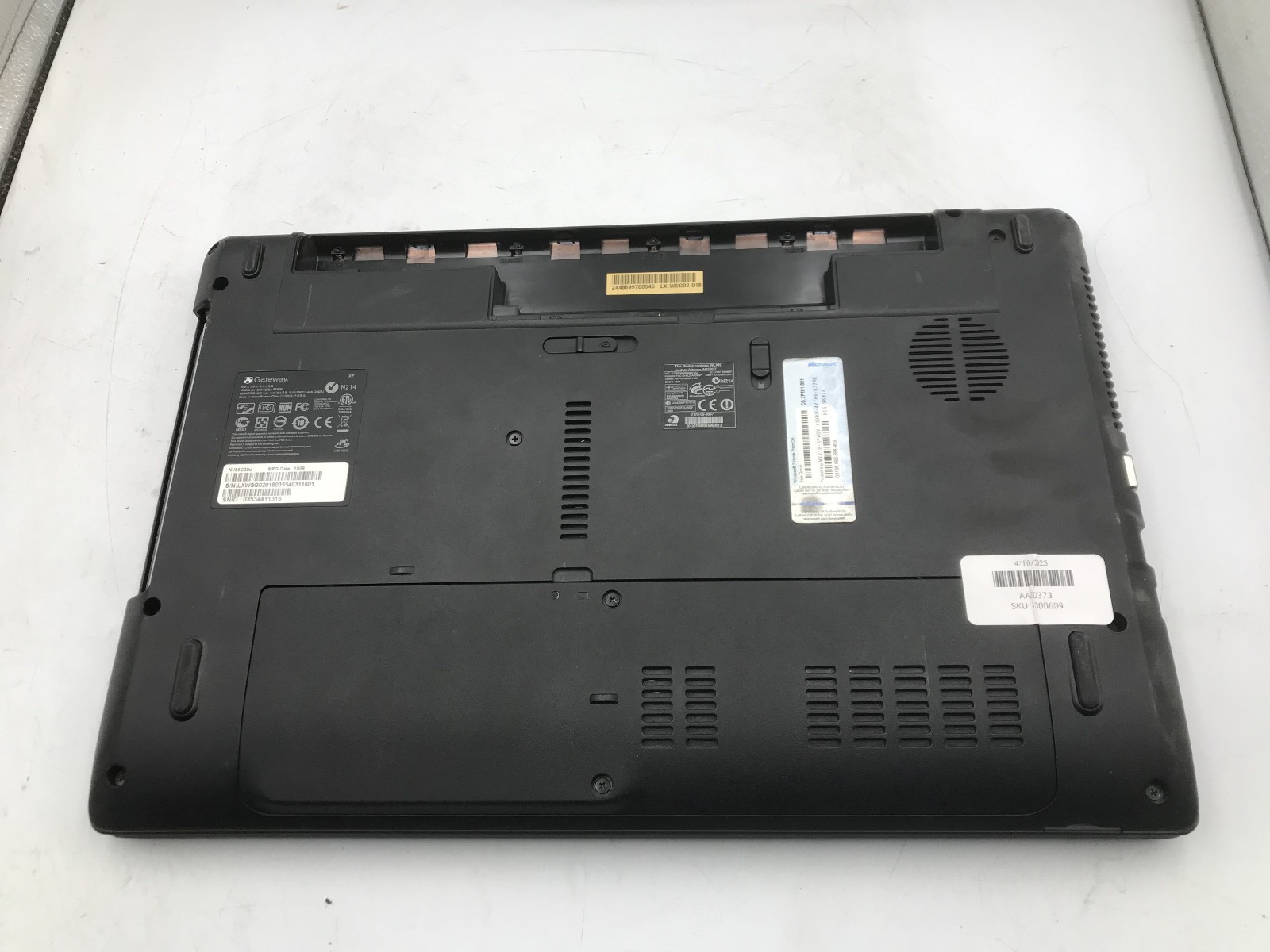 GATEWAY NV55C30U PEW91 – BOOTS TO BIOS – INTEL I5 460M – 2GB RAM – READ DESC -BB