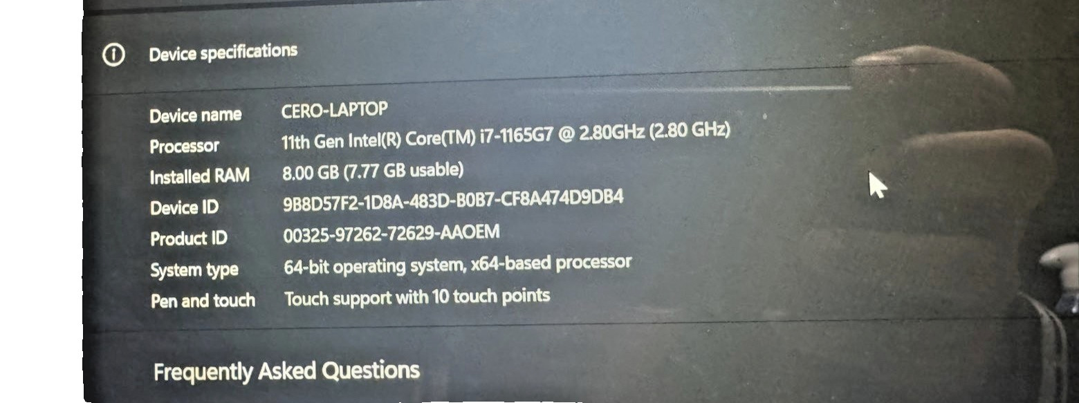 USED HP Pavilion 15-eg0070wm 15.6” FHD IPS LED Touch (i7-1165G7 8GB 512GB SSD)