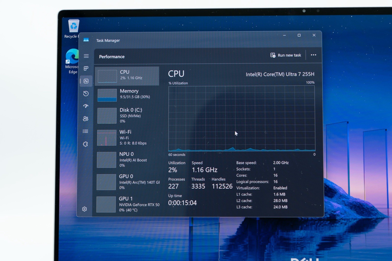 Dell 16 (XPS 16) Premium, 4K OLED Touch, Ultra 7 255H 32GB 1TB RTX 5050