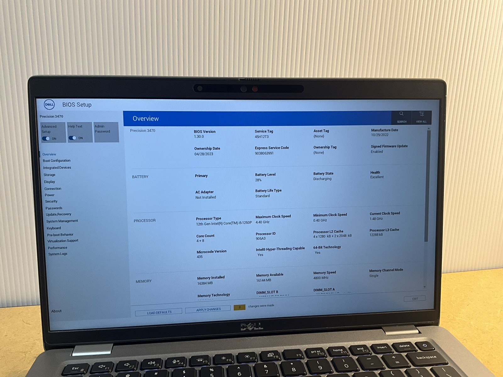 Dell Precision 3470 14″ Intel i5-1250P @ 1.7 GHz 16GB Ram 512GB SSD WIN11#58
