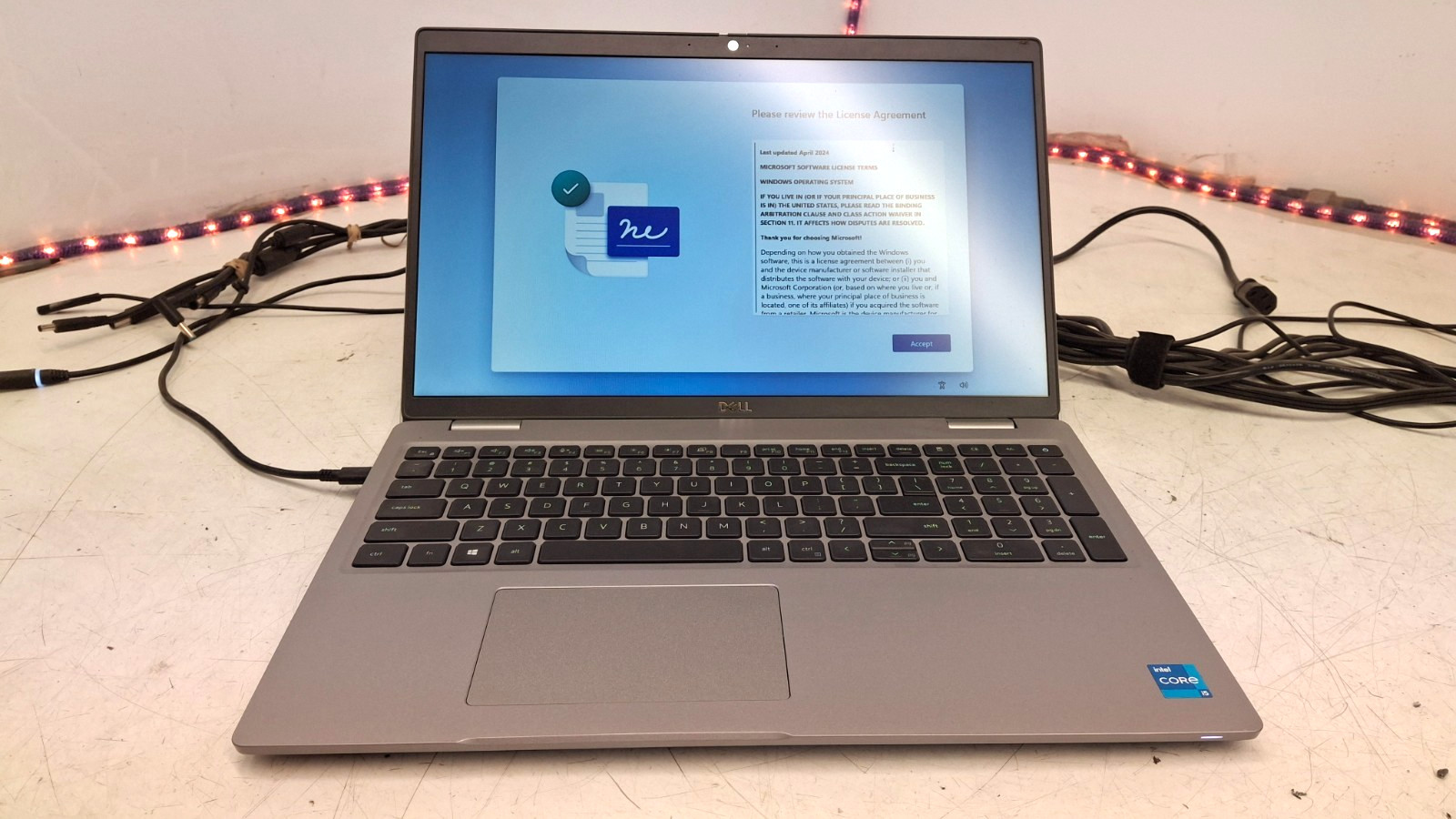 Dell Latitude 5520 15.6” Laptop (i5-1145G7, 16GB RAM, 256GB SSD) NO PERIPHERALS