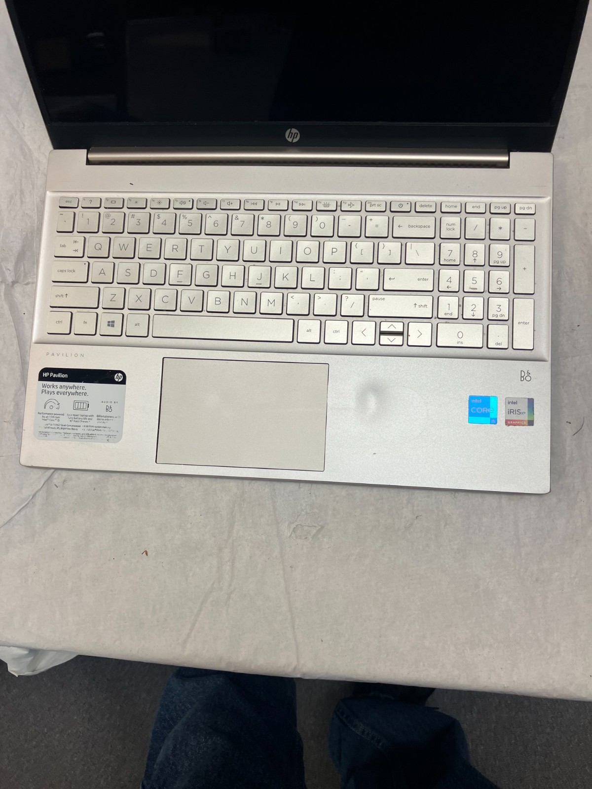 HEWLETT PACKARD PAVILION 15-EG0050WM I5-1135G7 15.6 NO MEM/SSD AS-IS FOR PARTS